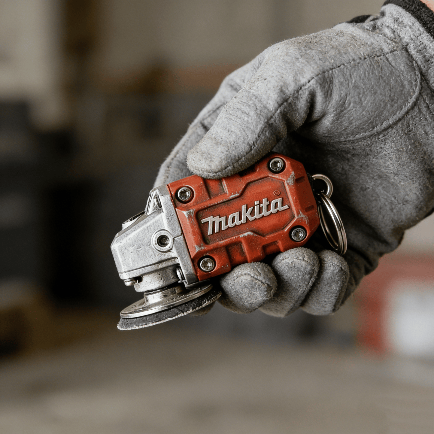 🛠️2-in-1 Makita-Inspired Mini Grinder Keychain: On-the-Go Smoothing Tool + Tool Enthusiast Collectible