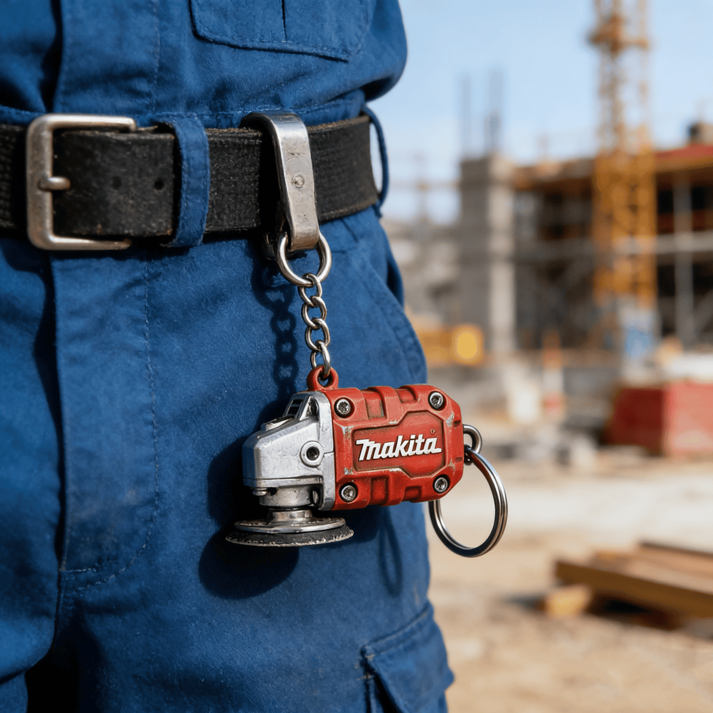 🛠️2-in-1 Makita-Inspired Mini Grinder Keychain: On-the-Go Smoothing Tool + Tool Enthusiast Collectible